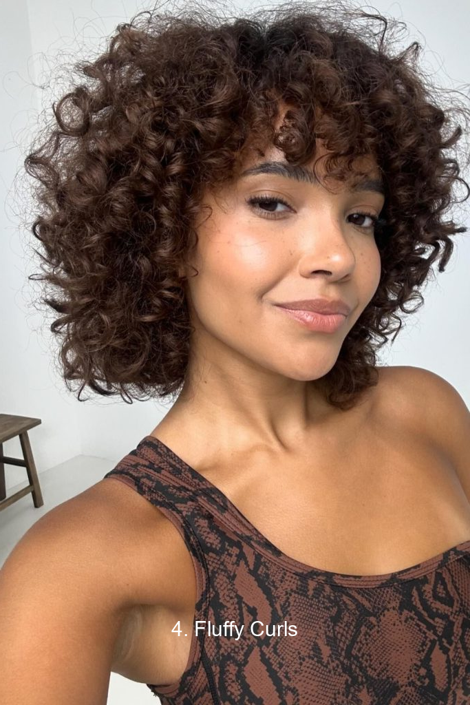 4. Fluffy Curls