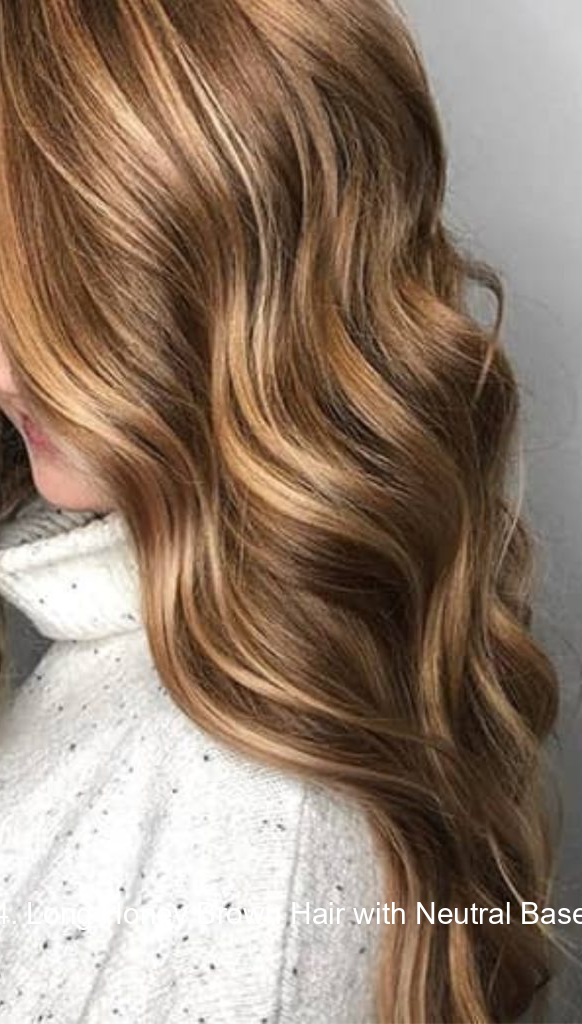 4. Long Honey Brown Hair with Neutral Base