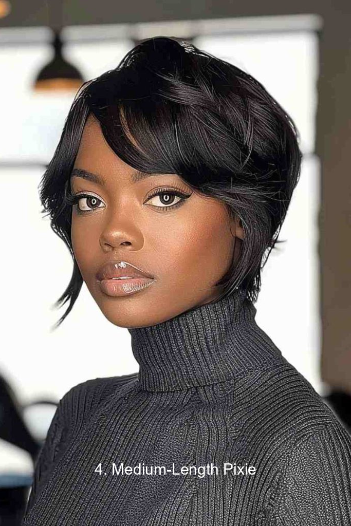 4. Medium-Length Pixie