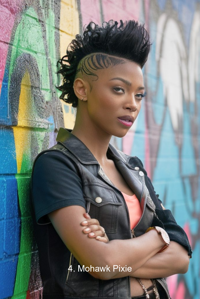4. Mohawk Pixie