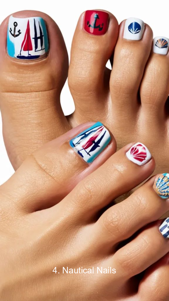 4. Nautical Nails