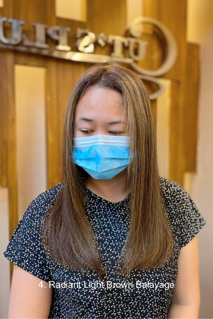 4. Radiant Light Brown Balayage