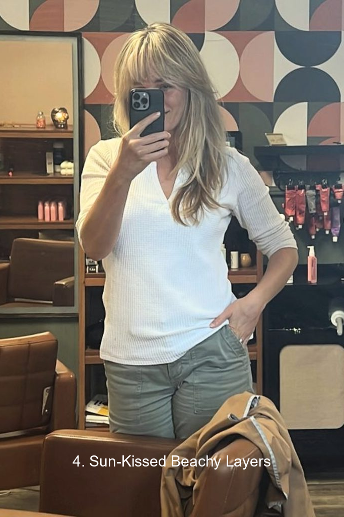4. Sun-Kissed Beachy Layers