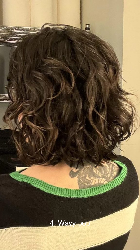 4. Wavy bob