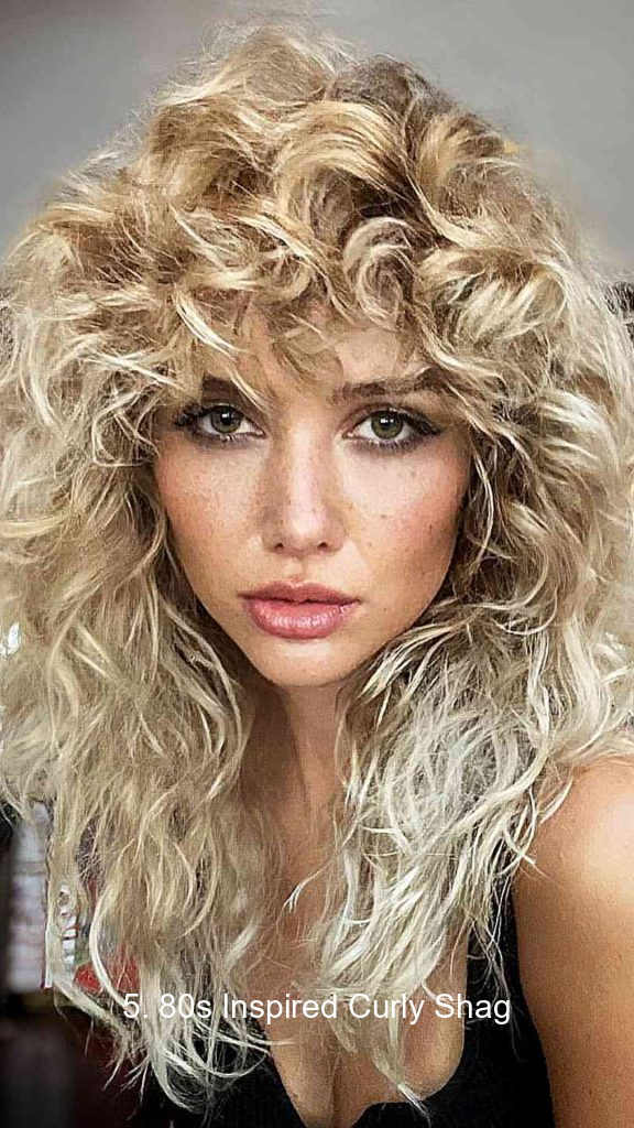 5. 80s Inspired Curly Shag
