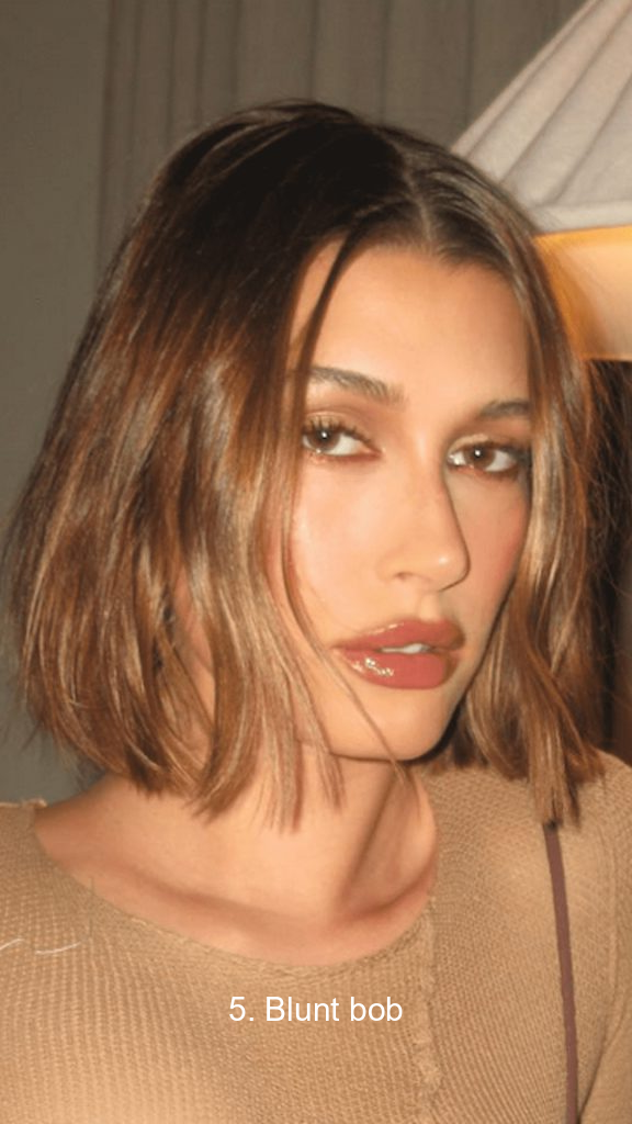 5. Blunt bob