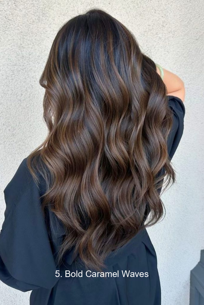 5. Bold Caramel Waves