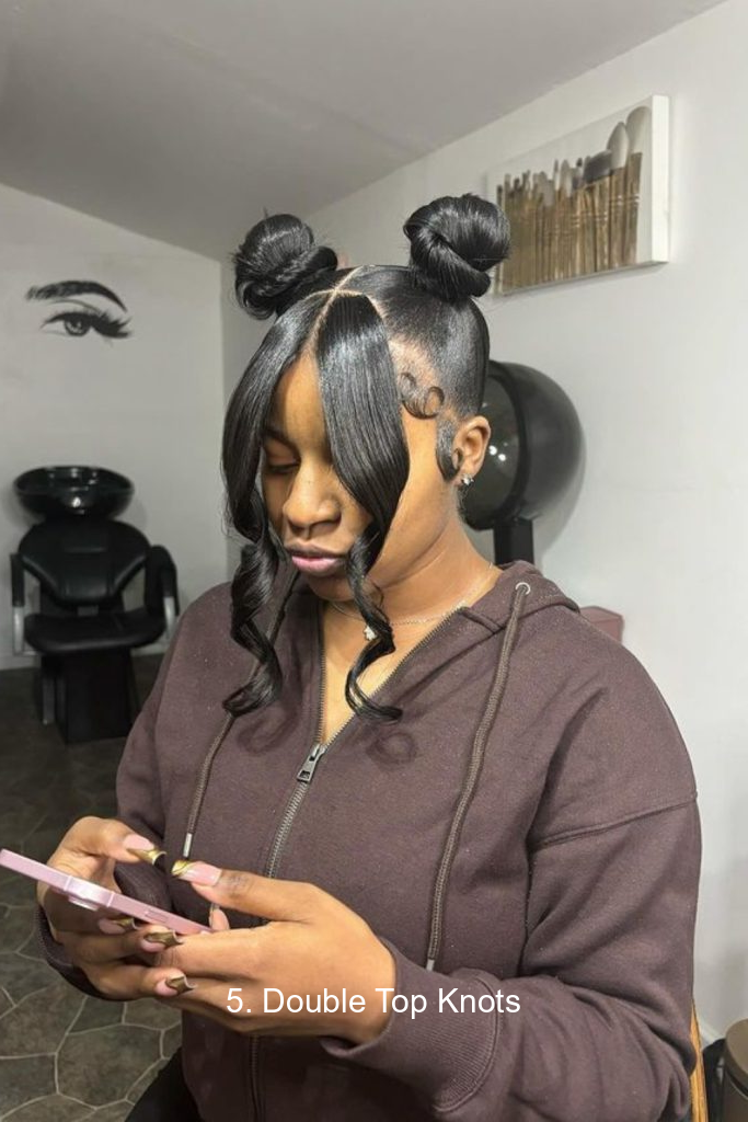5. Double Top Knots