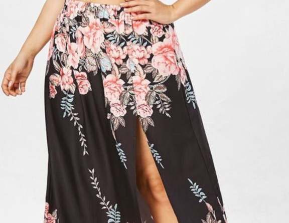 5. High-Waist Skirt and Crop Top