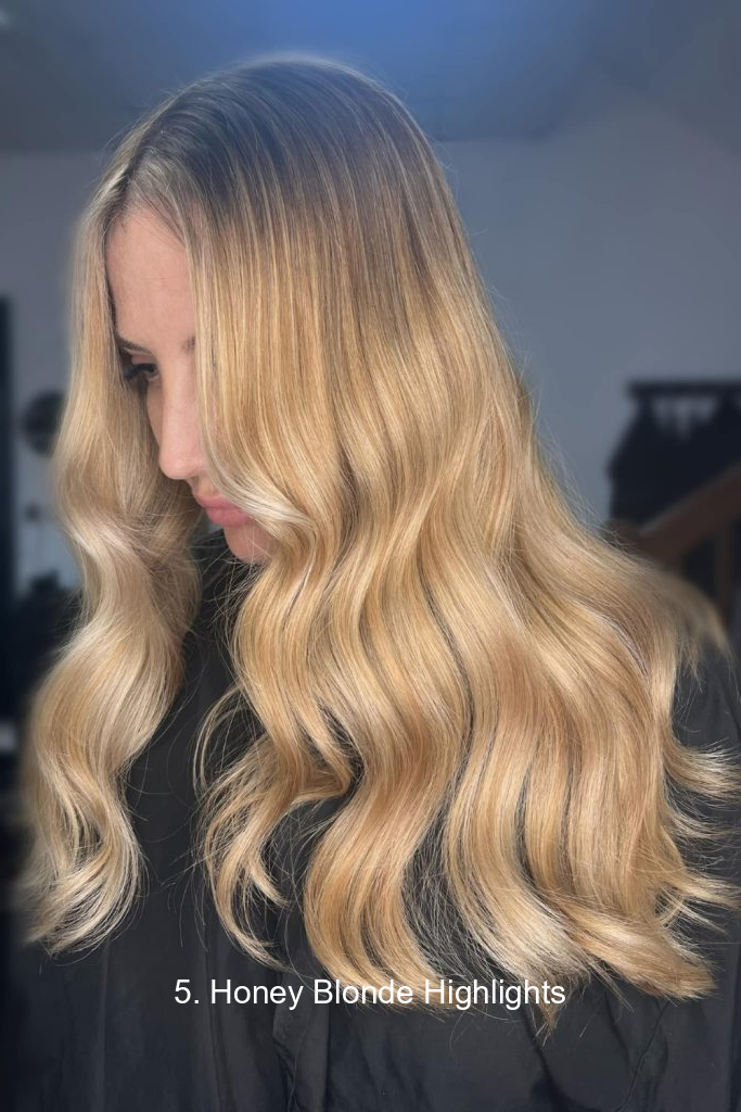 5. Honey Blonde Highlights