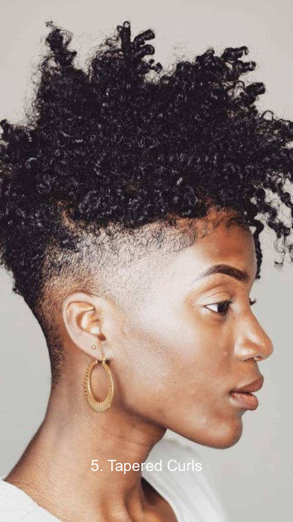 5. Tapered Curls