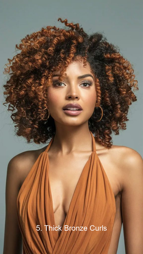 5. Thick Bronze Curls