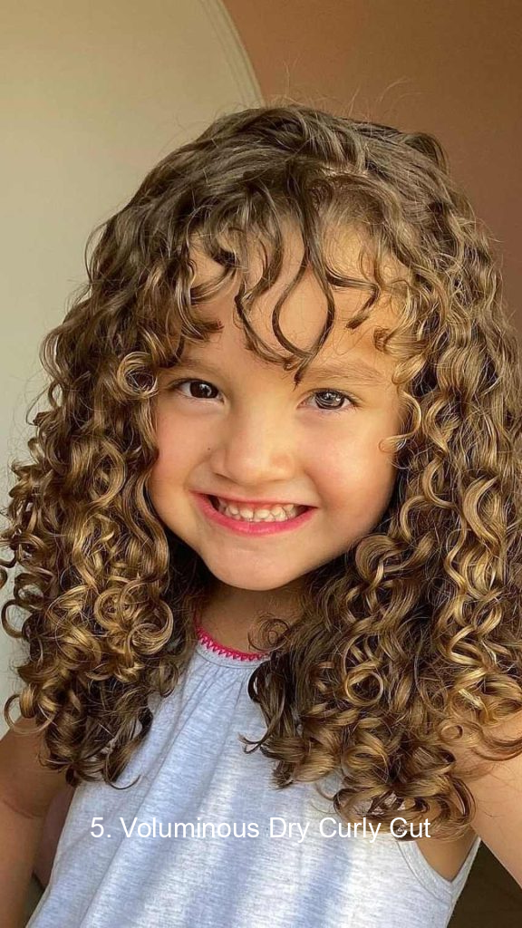 5. Voluminous Dry Curly Cut
