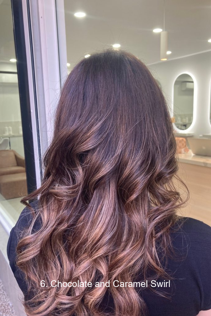 6. Chocolate and Caramel Swirl