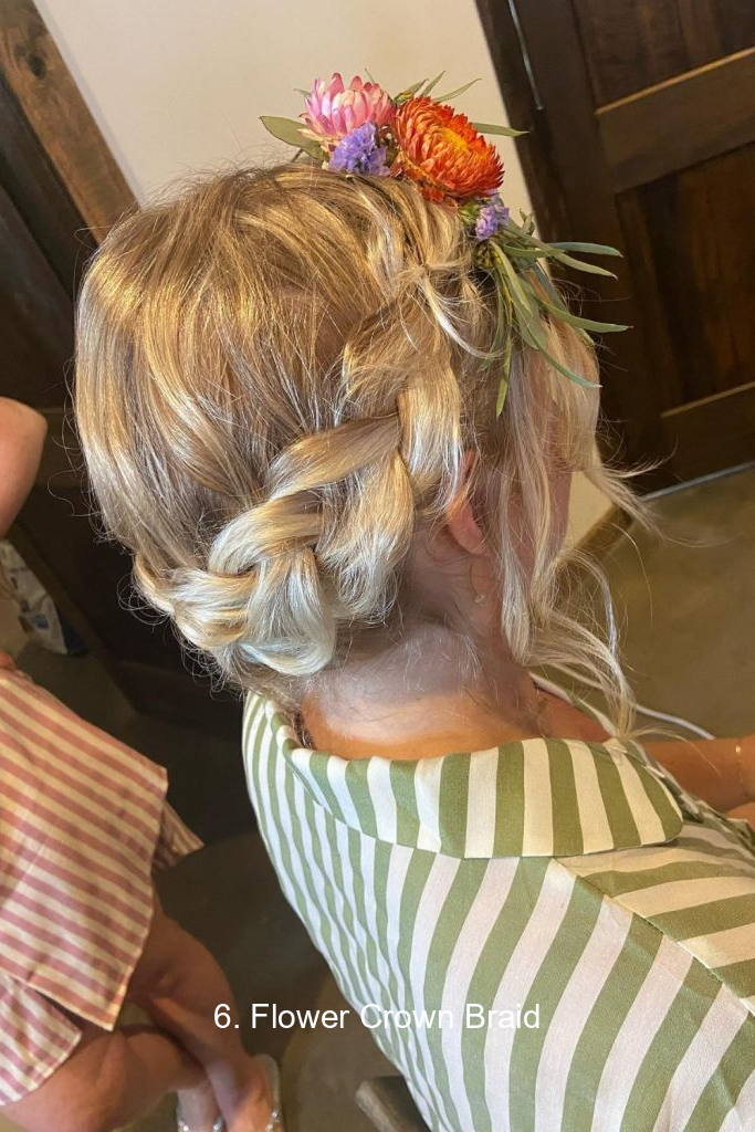 6. Flower Crown Braid