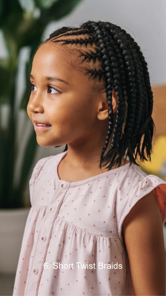 6. Short Twist Braids
