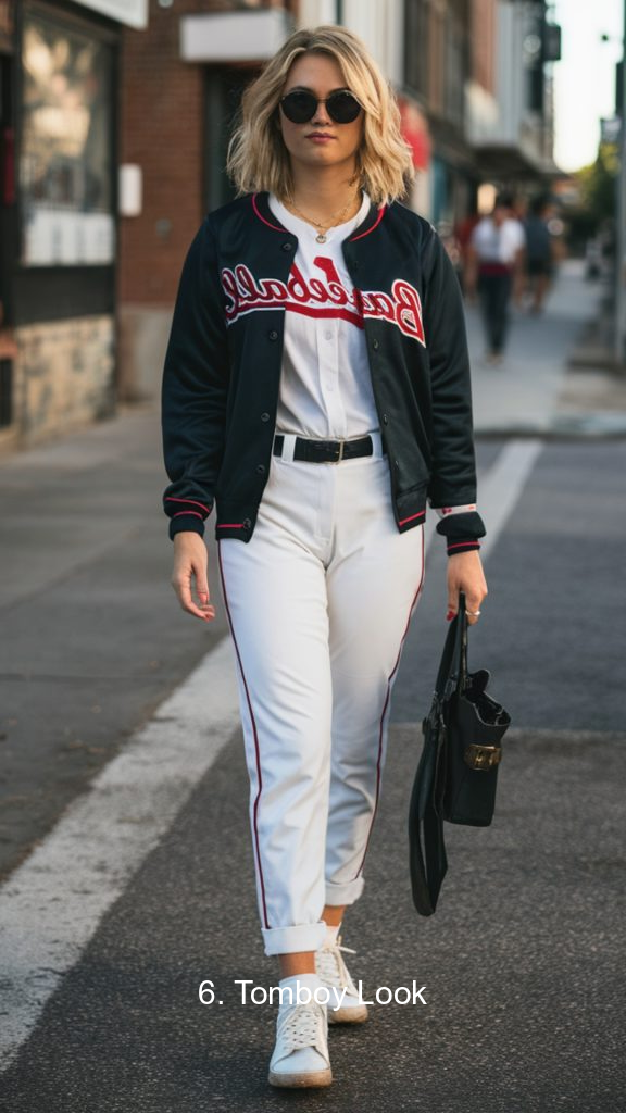 6. Tomboy Look