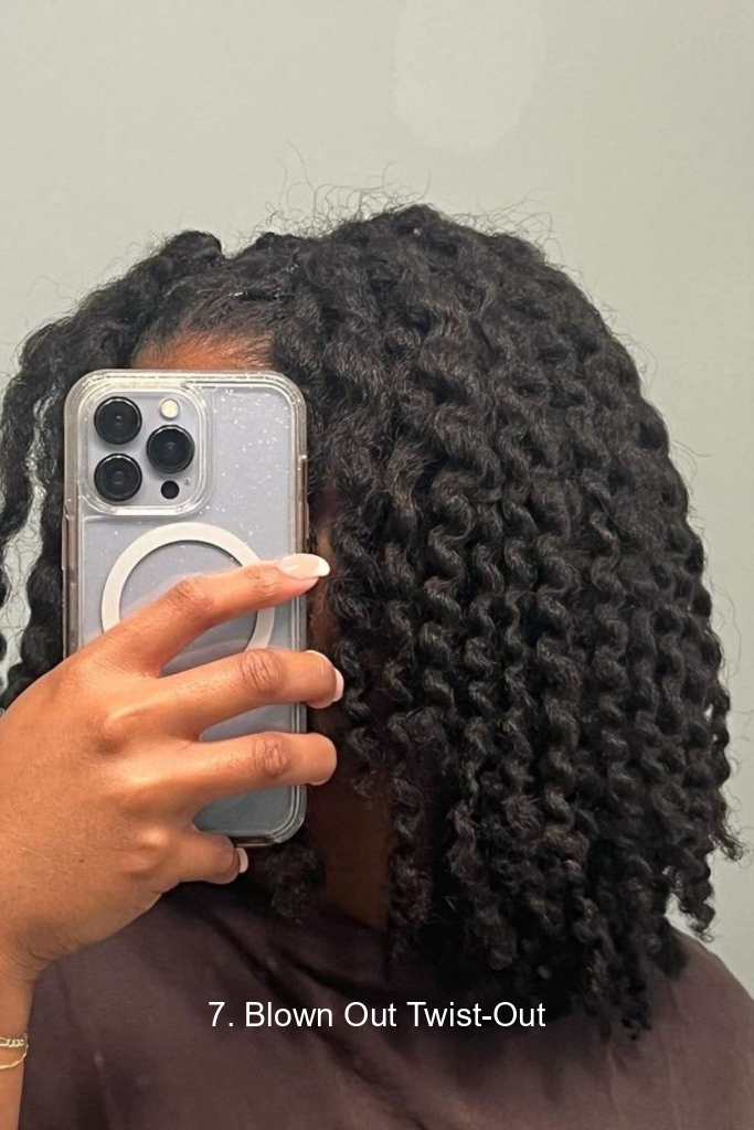 7. Blown Out Twist-Out