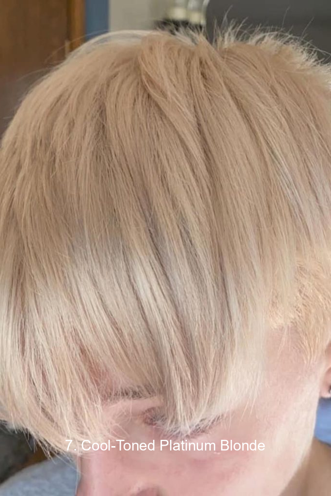 7. Cool-Toned Platinum Blonde