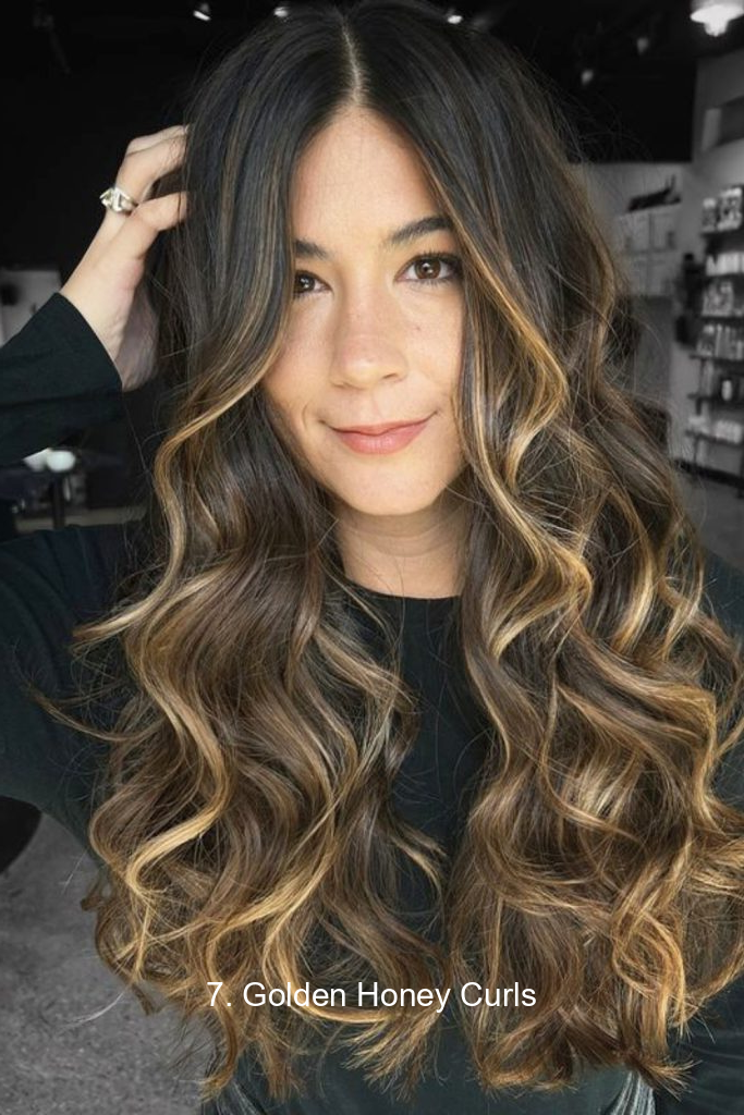 7. Golden Honey Curls