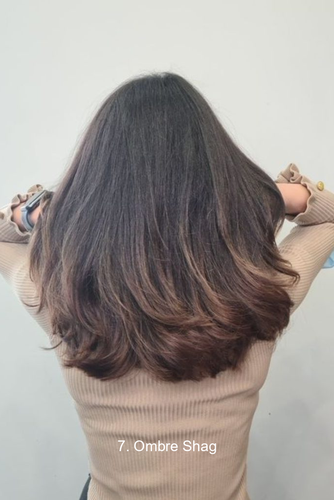 7. Ombre Shag