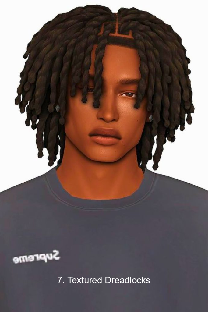 7. Textured Dreadlocks