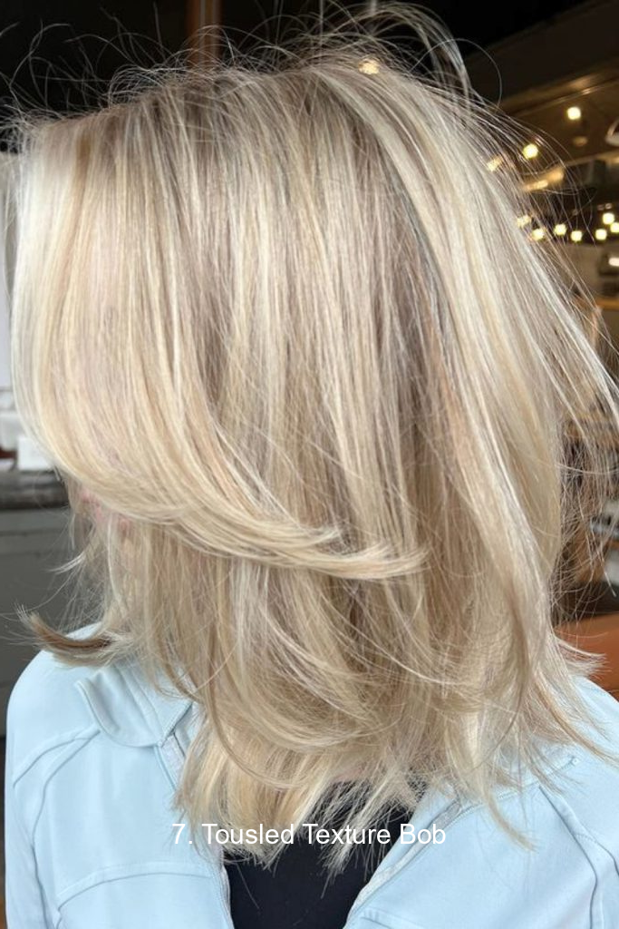 7. Tousled Texture Bob