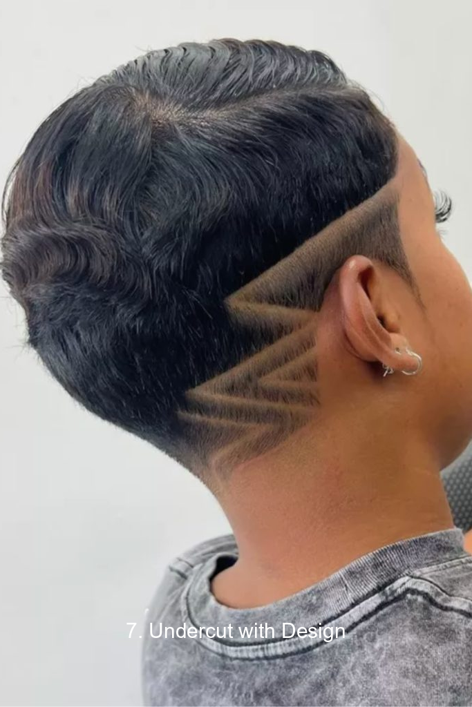 7. Undercut with Design