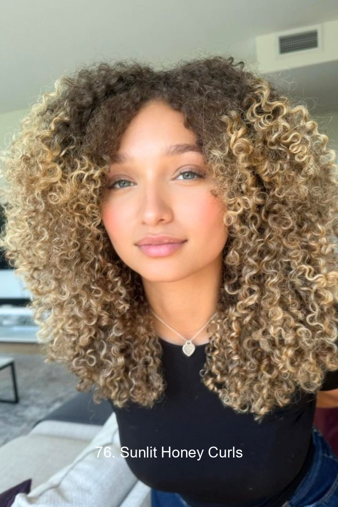 76. Sunlit Honey Curls