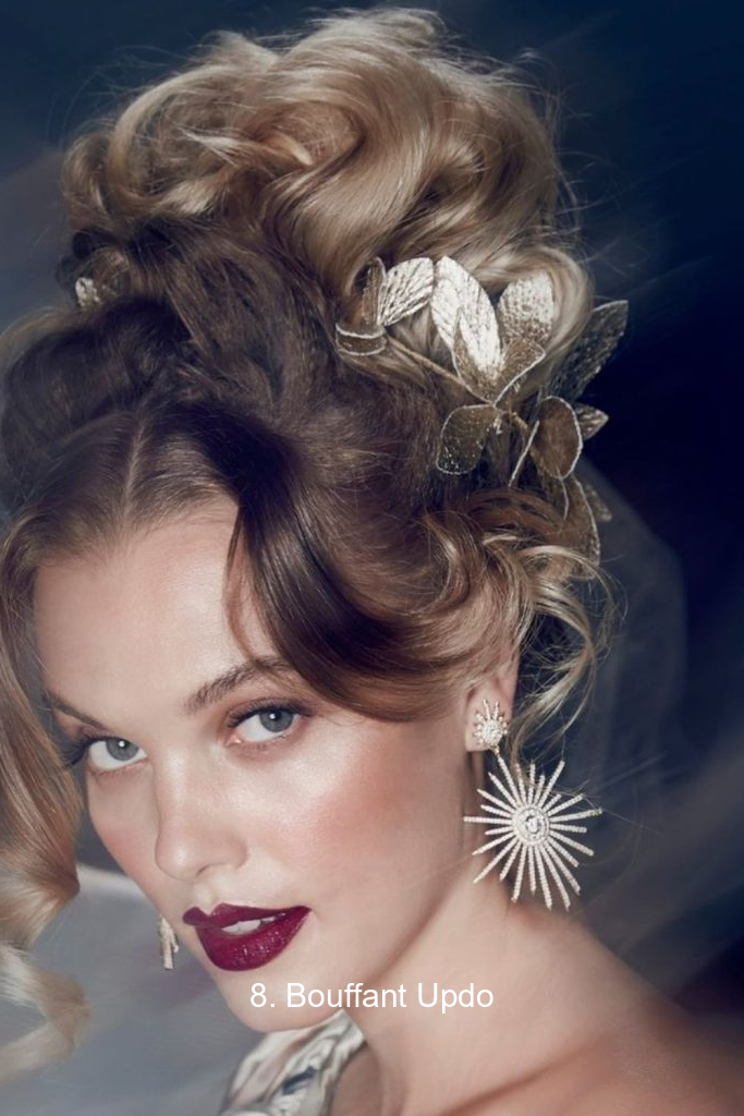 8. Bouffant Updo