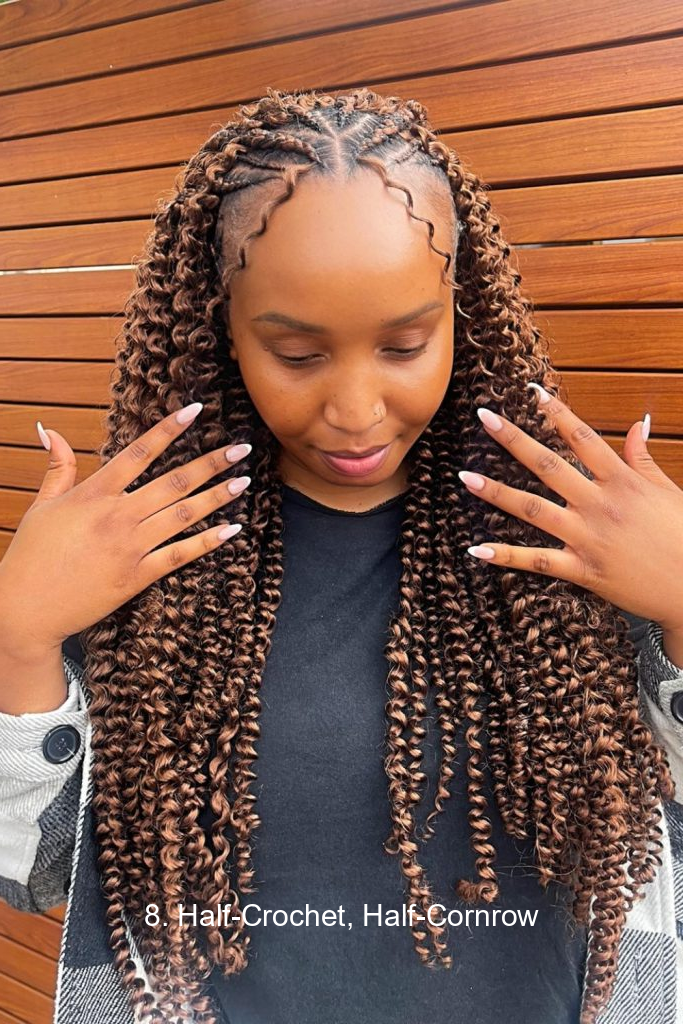 8. Half-Crochet, Half-Cornrow