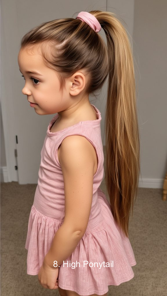 8. High Ponytail