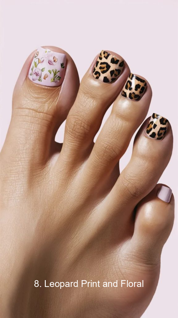 8. Leopard Print and Floral