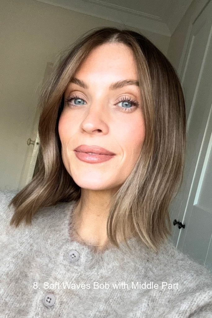 8. Soft Waves Bob with Middle Part