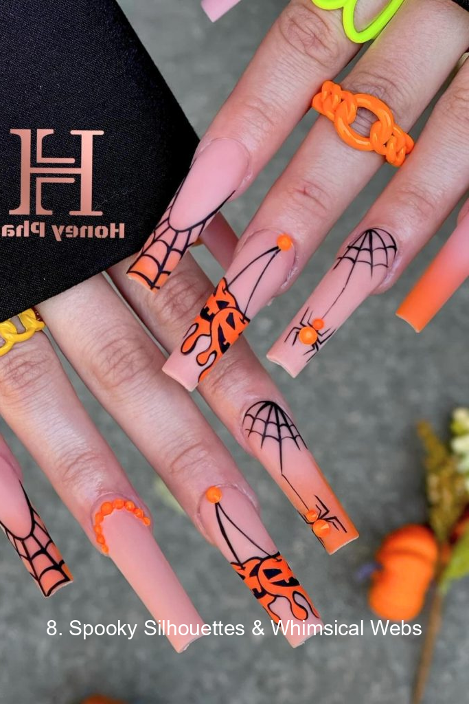 8. Spooky Silhouettes & Whimsical Webs