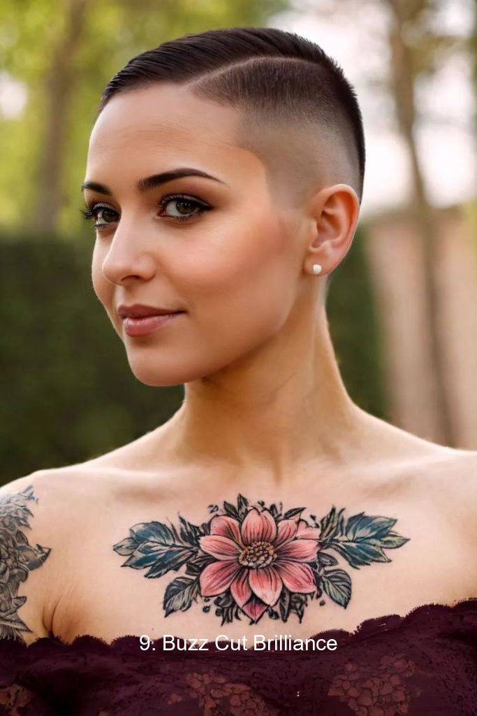 9. Buzz Cut Brilliance