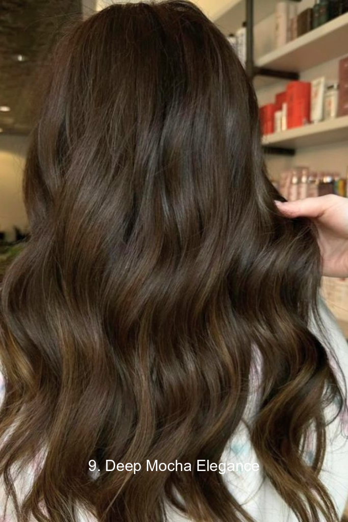9. Deep Mocha Elegance