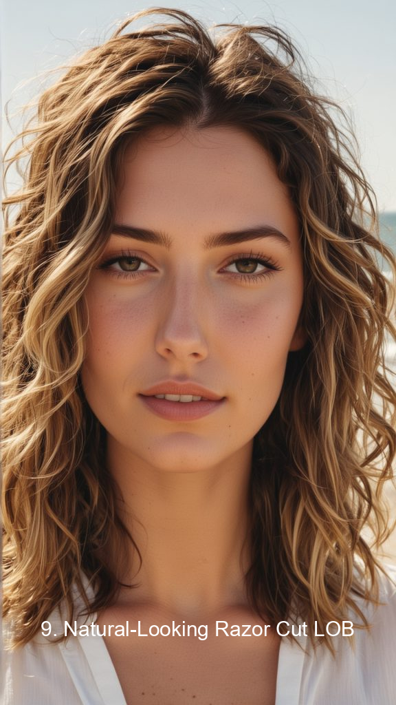 9. Natural-Looking Razor Cut LOB
