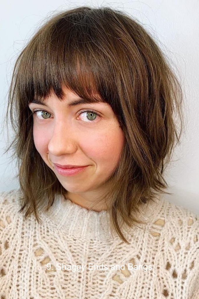 9. Shaggy Ends and Bangs