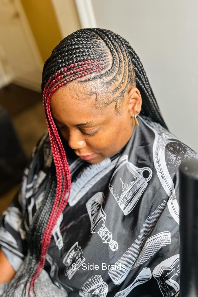 9. Side Braids