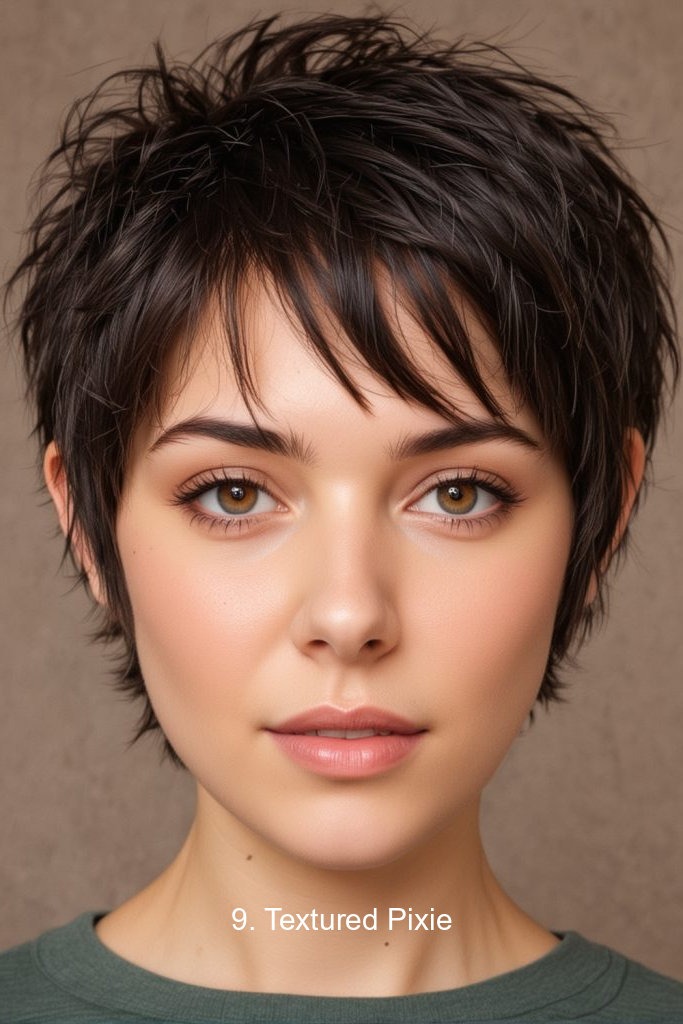 9. Textured Pixie
