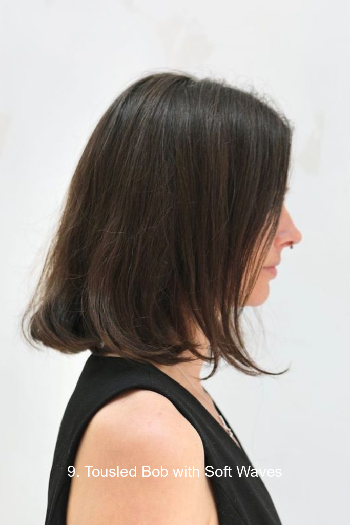 9. Tousled Bob with Soft Waves